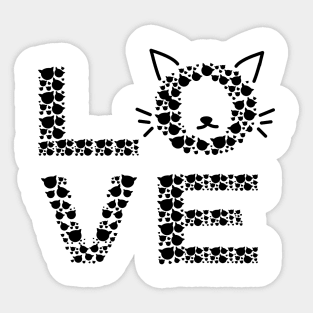 LOVE CAT Sticker